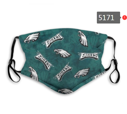 2020 NFL Philadelphia Eagles #2 Dust mask with filter